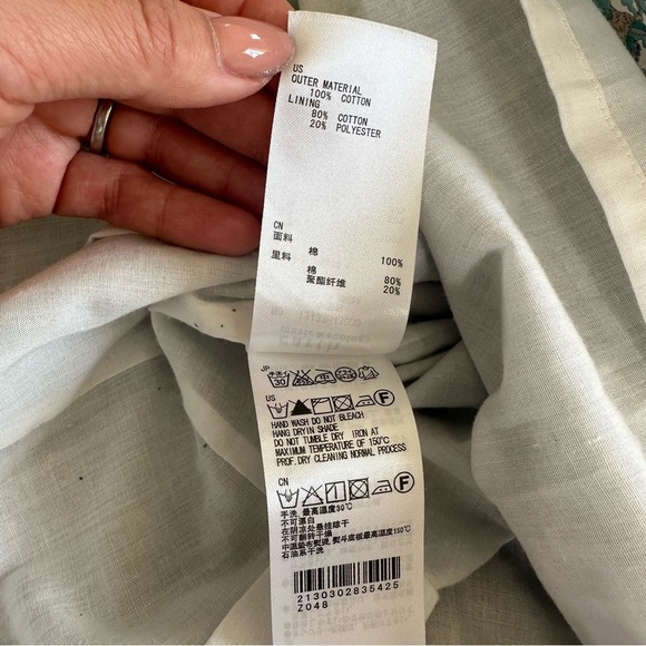 Earth Music and Ecology Liberty Animal Spring Summer Dress Size M - Picture 4 of 13